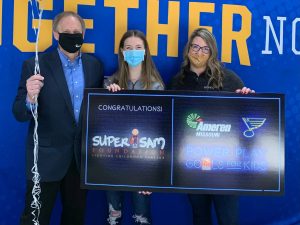 St. Louis Blues Power Play for Goals for Kids Recipient
